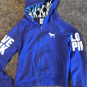 Victoria secret Pink 1/4 zip up size M